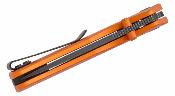 VOSA1606  Couteau Vosteed Marten Orange Button Lock - Drop Point Acier 154CM - Manche Aluminium - Livraison Gratuite