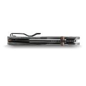 VOSA2219 Vosteed Psyop – Couteau Pliant Top Liner Lock | Lame Wharncliffe Acier S35VN | Manche Micarta/Titane Bearing - Livraison Gratuite