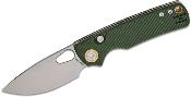 VOSA2603 Couteau Vosteed Porcupine Green A2603 Drop Point Lame Acier 14C28N Manche Micarta Top Liner Lock - Livraison Gratuite
