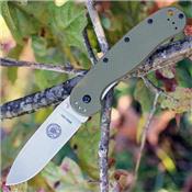 Couteau Esee Avispa Od Green Lame Acier D2 Manche FRN Framelock BRK1302OD - Free Shipping
