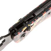 DGRFM022SXO — Couteau Daggerr Sting Slim Lame Acier VG-10 PVD Noir Manche G10 Crossbar Lock Livraison Gratuite