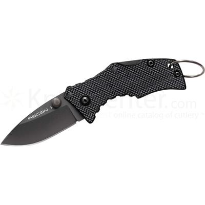 Couteau Cold Steel Micro Recon 1 Spear Point 2" Plain Blade, G10 Handles Acier AUS-8 CS27TDS - Livraison Gratuite