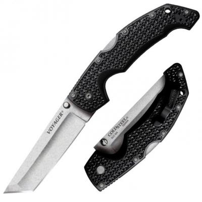 Couteau Cold Steel Large Voyager Tanto AUS-10 Sécurité Tri-Ad Lock CS29AT - Free Shipping