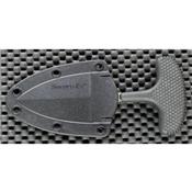 Couteau Push Dagger Cold Steel Best Pal 50/50 Acier AUS-8 Serrated Manche Black long Kray-Ex CS43XLS - Free Shipping