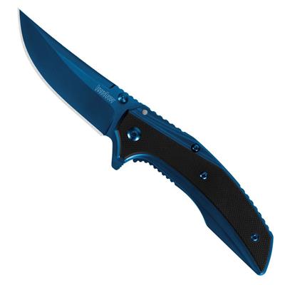 Couteau Kershaw Outright Blue/Black A/O Acier 8Cr13MoV Manche G-10 KS8320 - Free Shipping