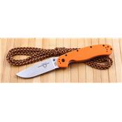 Couteau Ontario Rat 1 Orange Lame Acier AUS-8 ON8848OR - Livraison Gratuite
