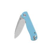 QS170B1 Couteau QSP Ferret | Lame Acier Nitro-V Stonewash | Manche G10 Sky Blue | Linerlock | Livraison Gratuite