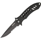 R18219 Couteau Remington Sportsman Fast Black Lame Acier 440 Serrated - Livraison Gratuite
