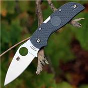 Couteau Spyderco Chaparral Lame Acier CTS HXP Manche Gray FRN Lockback SC152PGY - Free SHipping