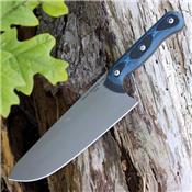 Couteau Tops Dicer 8 Chefs Lame Acier CPM-S35VN Manche Micarta/G-10 Etui Kydex USA TPDCR801 - Livraison Gratuite