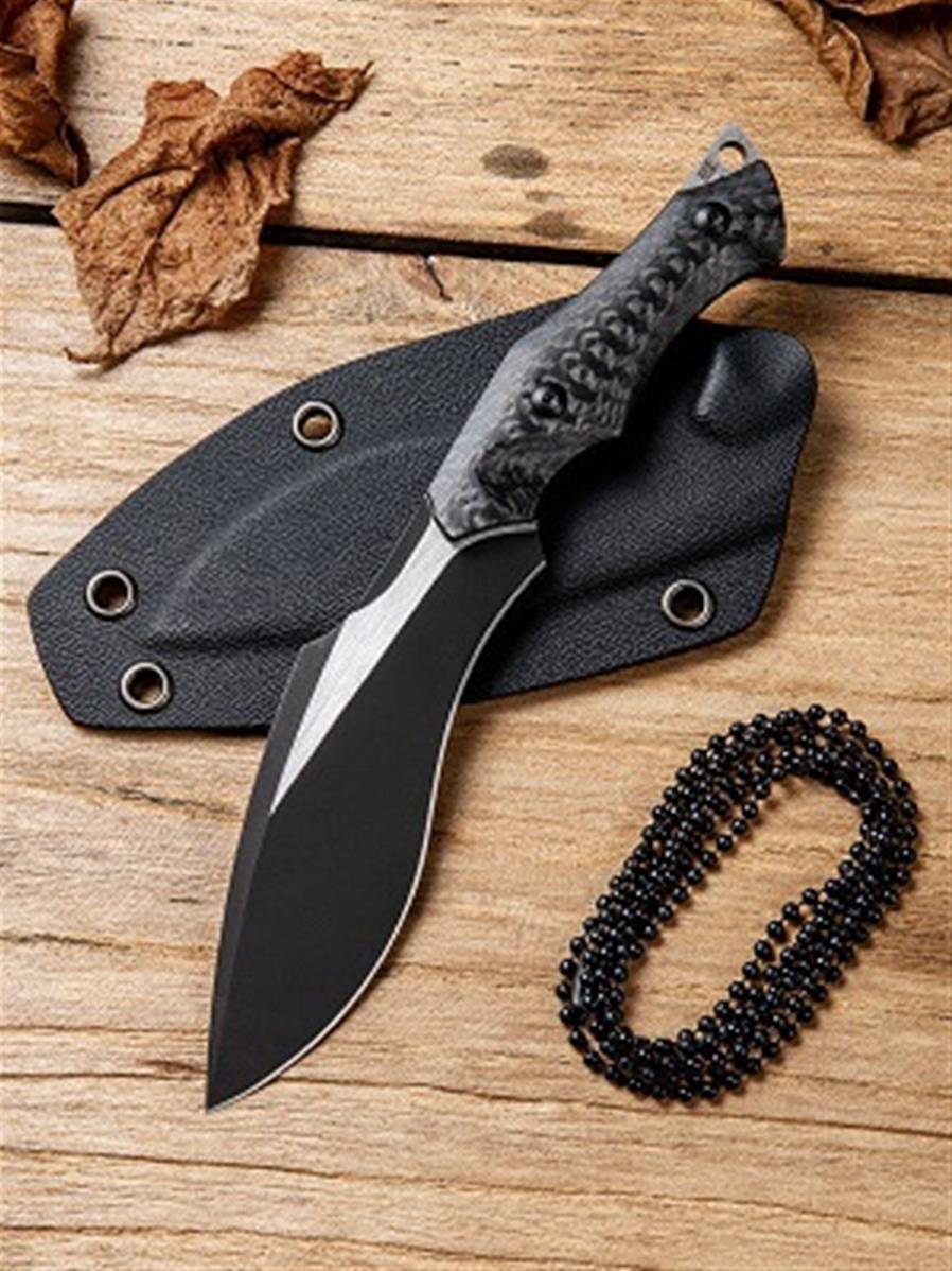 Couteau Kukri WE Knife Co Vaquita CPM S35VN Manche Fibre de Carbone