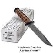 COUTEAU KA1217 Ka-bar USMC Fighter Plain edge knife Acier 1095 Made In USA - LIVRAISON Gratuite