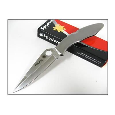 Couteau SPYDERCO Stainless Steel POLICE Plain Edge SC7P