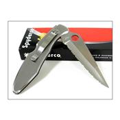 Couteau SPYDERCO Stainless POLICE Serrated VG10 SC7S