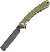 ATZ1817PSBGNF ArtisanCutlery Orthodox – Couteau Pliant Liner Lock | Lame Razor AR-RPM9 Black | Manche G10 Vert - Livraison Gratuite