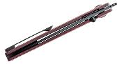 ATZ1849PBDRC Couteau ArtisanCutlery Sirius Burgandy Lame Acier S35VN Black IKBS - Livraison Gratuite