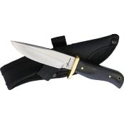 BJ067 Couteau Blackjack International Small Drop Point Acier Inox Manche Micarta Housse Nylon Livraison Gratuite