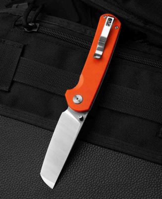 BTKG31A1 Couteau Bestech Sledgehammer Lame D2  Manche Orange IKBS - Livraison Gratuite
