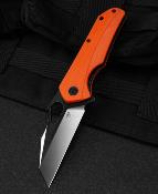 BTKG36D Couteau Bestech Operator Orange Lame Black/Satin D2 - Livraison Gratuite