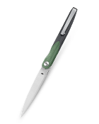 BTKMK14C Couteau Bestechman Lanza OD Green+ Black Drop Point Acier 14C28N Manche G10 Sécurité Linerlock - Livraison Gratuite