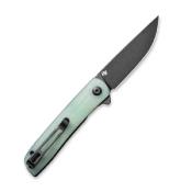 CIVC20009B4 Couteau CIVIVI Bo Jade Lame Nitro-V Black IKBS - Livraison Gratuite