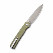 CIVC20010BB Couteau Civivi Stylum Lame Acier 10Cr15CoMoV Stonewash Manche Micarta Olive Slip Joint – Livraison Gratuite