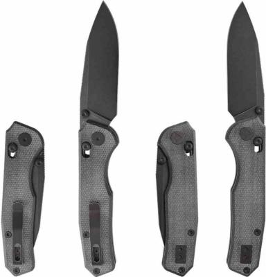 CMB18B CMB Explorer CMB-18B – Couteau Pliant EDC Axis Lock Lame Drop Point 14C28N Blk Manche Micarta Black - Livraison Gratuite 