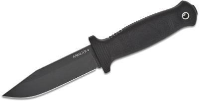 DEM09645 Couteau Demko Armiger 4 Lame Acier 80CrV2 Black Etui Kydex - Livraison Gratuite