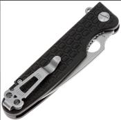 DGRFLMNBKSW Daggerr Florin – Couteau Pliant Liner Lock | Lame Spear Point 8Cr14MoV SW | Manche FRN Noir - Livraison Gratuite