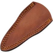 DM1423 Couteau de Botte Damas | Lame Acier Damas Dague | Manche Plaquettes Bois Garde Acier | Housse Cuir | Livraison Gratuite