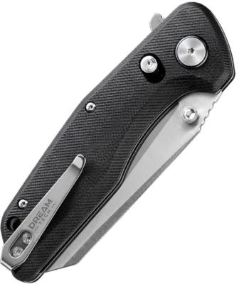 DTK3442GB Dreamtech Couteau Lame Acier D2 Manche G10 Black Axis Lock - Livraison Gratuite