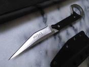 EE20691SL – Lot de 3 ElitEdge Kiridashi Satin – Couteau Lame Acier 440 Manche Synthétique Noir – Étui Ceinture Plastique Noir – Livraison Gratuite