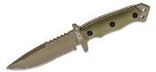 HBBMIK03OD Poignard Halfbreed Blades Medium Infantry Od Green Lame Acier K110 Combo Etui Kydex Made Australia - Livraison Gratuite