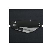 IFVF02BK Couteau Ironfly YOLO - Acier 14C28N - Lame Modified Tanto - Manche G10 Noir - Ouverture Flipper - Button Lock - Livraison Gratuite