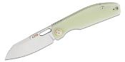 J1929NTG Couteau CJRB Ekko Jade Linerlock Lame Acier AR-RPM9 Sheepsfoot IKBS - Livraison Gratuite