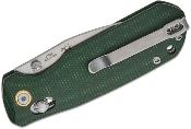 J1954MGN Couteau CJRB DCA Maximal Green Lame Drop Point Acier AR-RPM9 IKBS - Livraison Gratuite