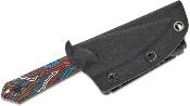 KI1040S6 Kizer Mini Harpoon – Couteau Fixe EDC | Lame Drop Point CPM-3V | Manche G10 Multicolore | Étui Kydex - Livraison Gratuite
