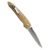 Ki4419A5 Couteau Kizer Cutlery Sliver Brown Micarta Lame Acier S35VN - Livraison Gratuite