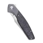 KI4572A1 Couteau Kizer Grazioso Titane/FCarbone Lame Acier CPM-20CV IKBS - Livraison Gratuite