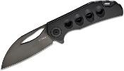 KI4683A1 Couteau Kizer Hawk Polished DLC Titanium Lame Sheepsfoot Acier CPM S45VN Roulements à Billes -  Livraison Gratuite