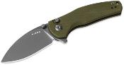 KIV3669A3 Couteau Kizer Mini Grouper Drop Point Lame Acier D2 Button Lock - Livraison Gratuite