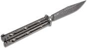 KS5150BW Couteau Kershaw Lucha Balisong Butterfly Lame Acier 14C28N Blackwash KVT Made USA - Livraison Gratuite