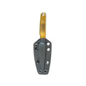 KUB356C Couteau Kubey JL Fixie Yellow Lame Acier 14C28N Beadblast Etui Kydex - Livraison Gratuite