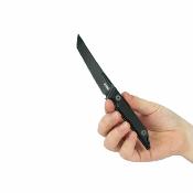 KUB430B Kubey Goliath – Couteau lame fixe Tanto Lame Acier 14C28N Manche Black G10 - Housse kydex - Livraison Gratuite