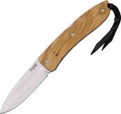 LST8800UL LionSteel Opera 8800 UL – Couteau de poche Lame Acier D2 Drop Point Manche Bois d'Olivier Italy - Livraison Gratuite