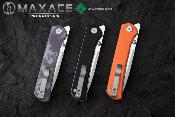 MAXMM302E Couteau Maxace Peregrine S Lame Acier 10Cr15CoMoV Manche G-10 Camouflage Liner Lock - Livraison Gratuite