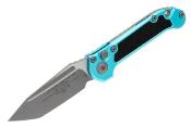 MCT113610APTQ Couteau Microtech LUDT Gen III T/E Automatic Tanto Acier Bohler M390MK Manche Alu Turquoise USA - Livraison Gratuite