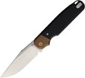 MK003BKSA Couteau Pliant Rapax Buddy Satin Lame Acier VG-10 Manche G10 Noir Liner Lock - Livraison Gratuite