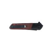 MTA2004BB Couteau Semi Automatique MTech USA Lame Acier 3Cr13MoV Manche Bois Liner Lock - Livraison Gratuite