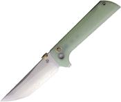 NMB2407J North Mountain CHOP2 Jade – Couteau Tactique Button Lock Manche Jade G10 Lame Tanto San Mai SLD-Magic - Livraison Gratuite